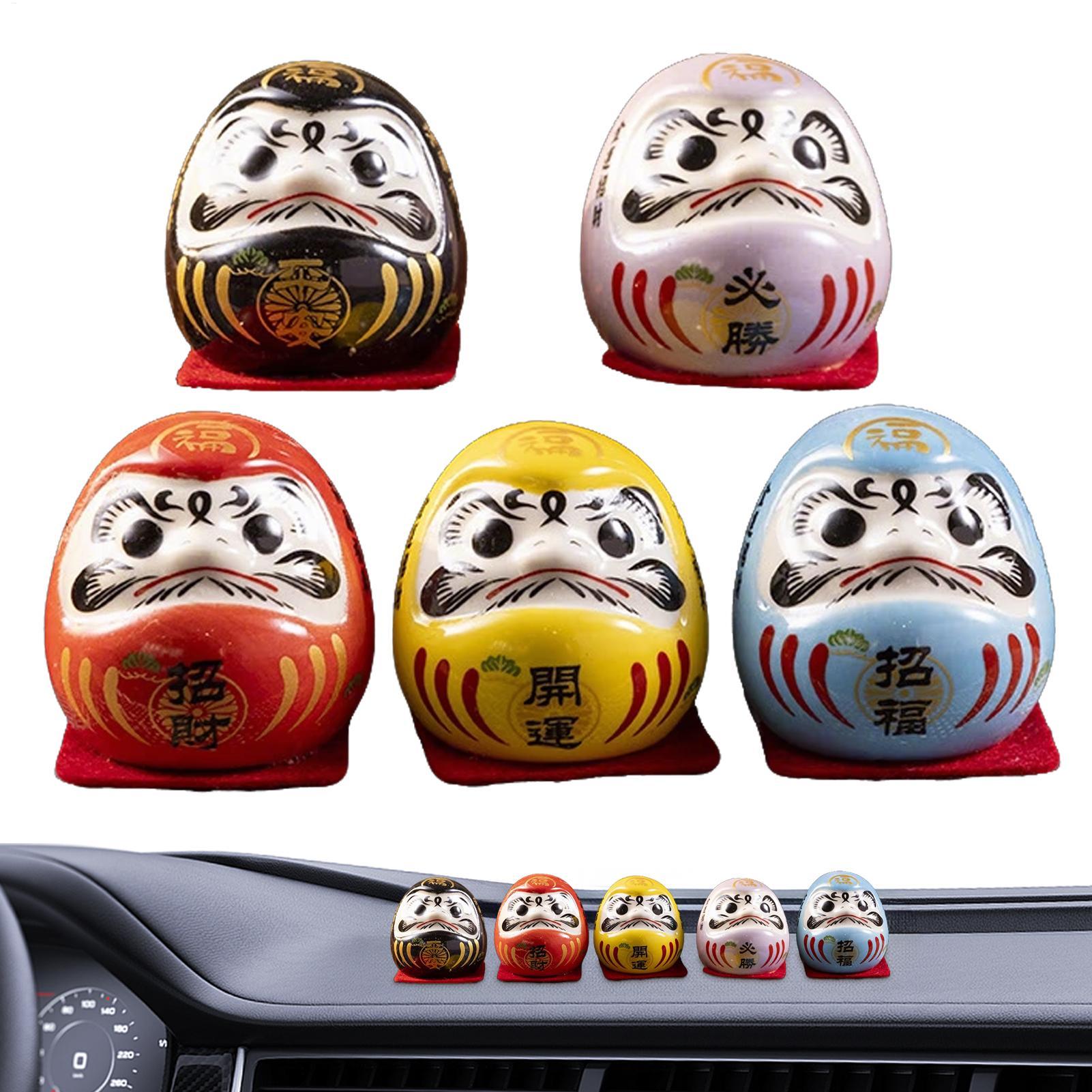 Interior Design Apartment - Japon Seramikleri Daruma Bebek Mini Daruma