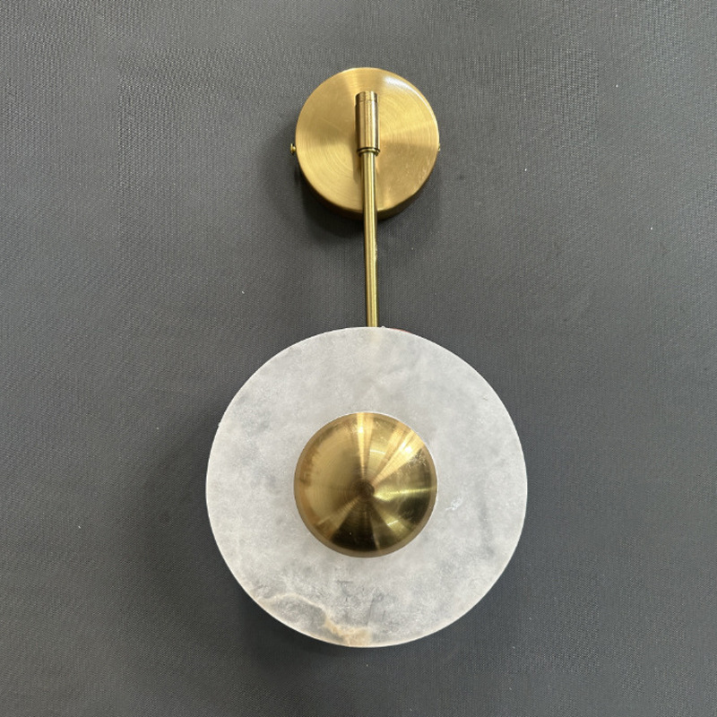 Interior Design Remote - Çin Tasarımcısı Yuvarlak Doğal Mermer LED