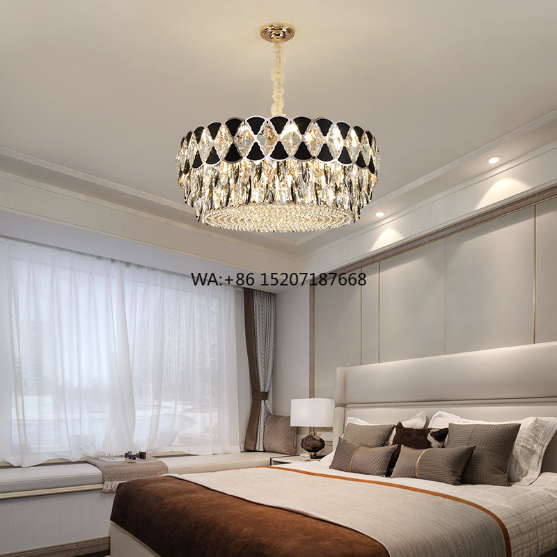 Interior Design Remote - Modern Lüks Kare Halka Sarkıt Lamba