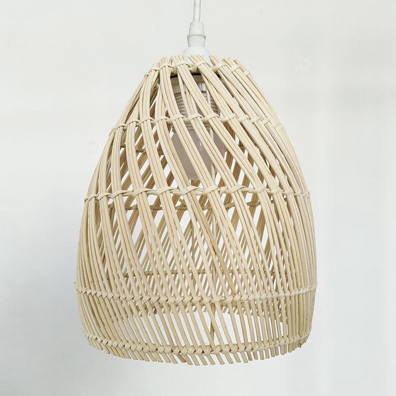 Wicker Pendant Shade - Tavan Sarkıt Lambası için Abajur 1