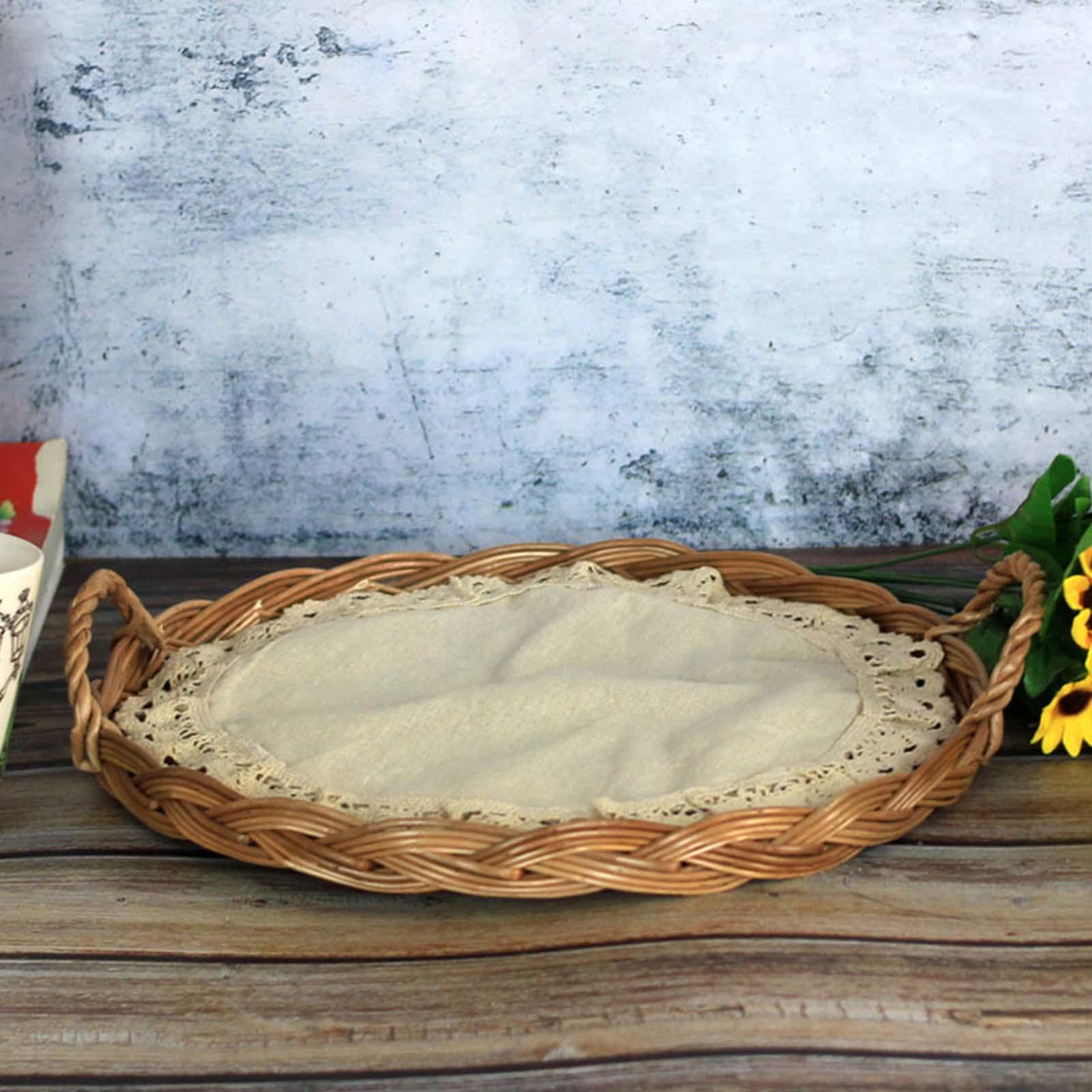 Rattan Tray Handle - Yemek Kubbesi Kapağı ve Servis Tepsisi