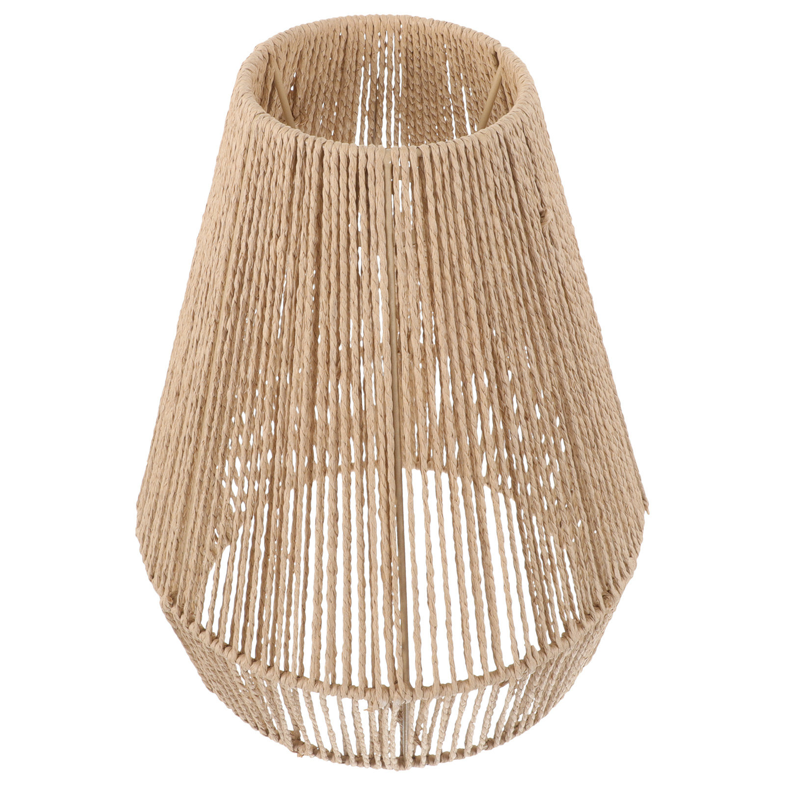 Wicker Pendant Shade - Dokuma Abajur Retro Rustik Minimalist Sarkıt