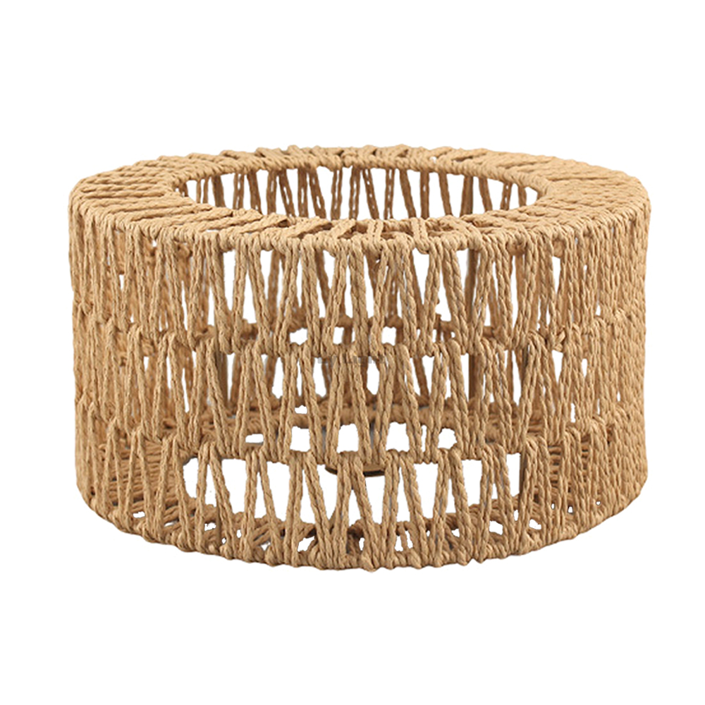 Wicker Pendant Shade - Rattan lamba gölge E27 hasır dokuma