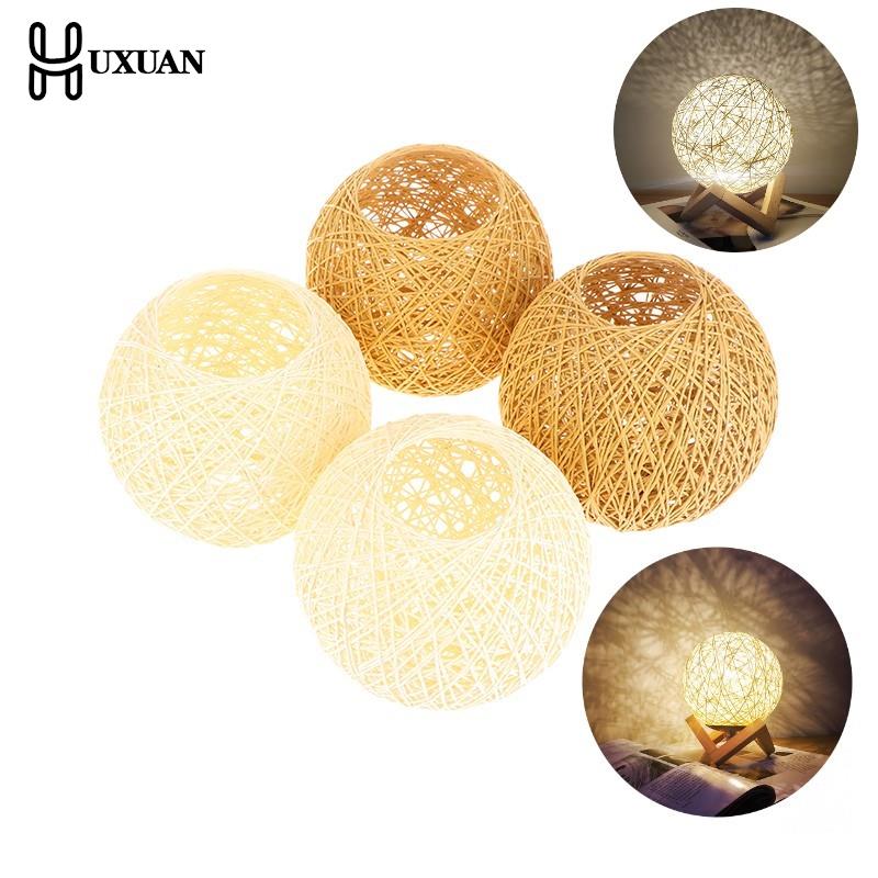 Wicker Pendant Shade - Lamba gölge ışık Rattan kapak abajur
