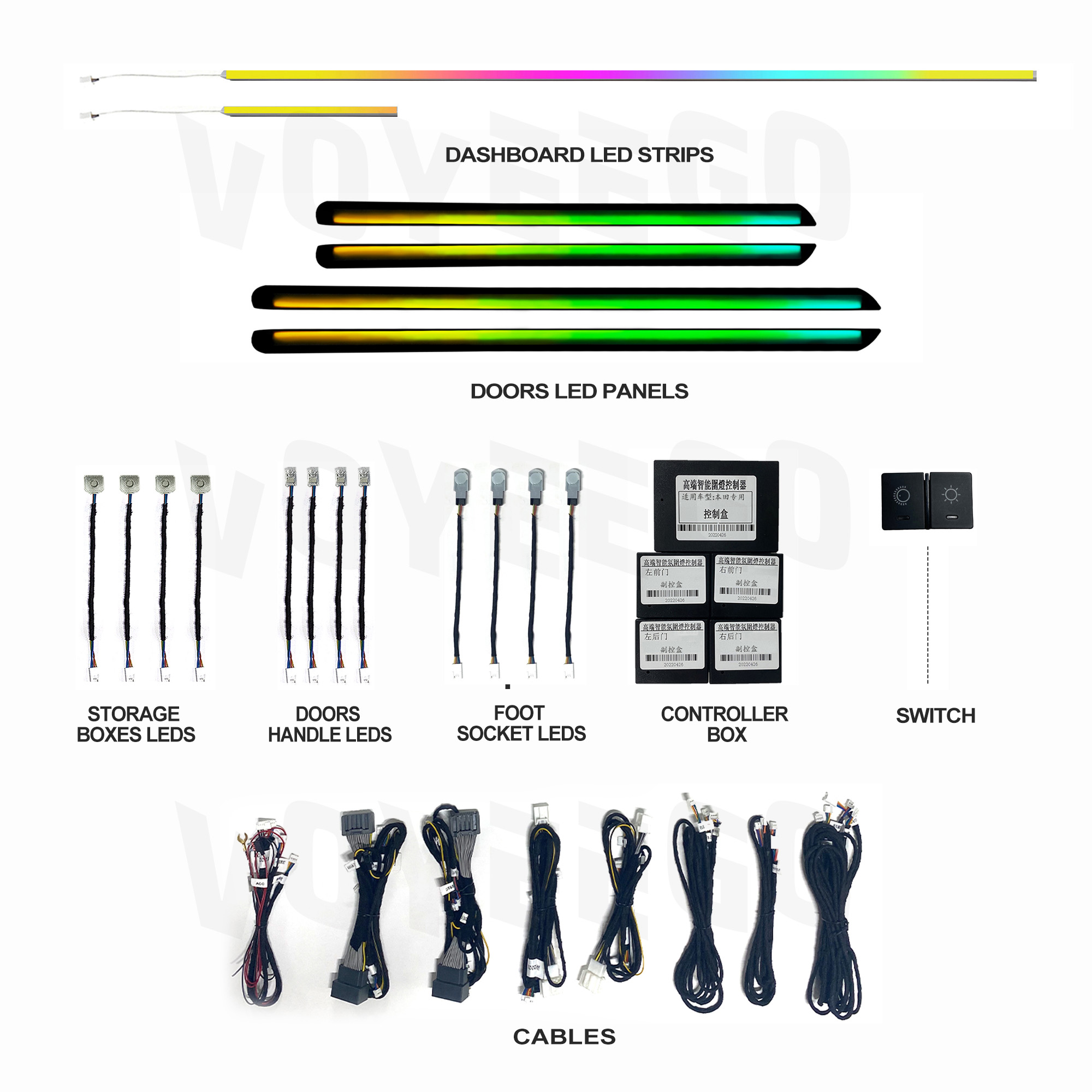 Otomotiv Işık Yayan Diyot Çubu - Interior Design Remote incelemesi ve fiyatı