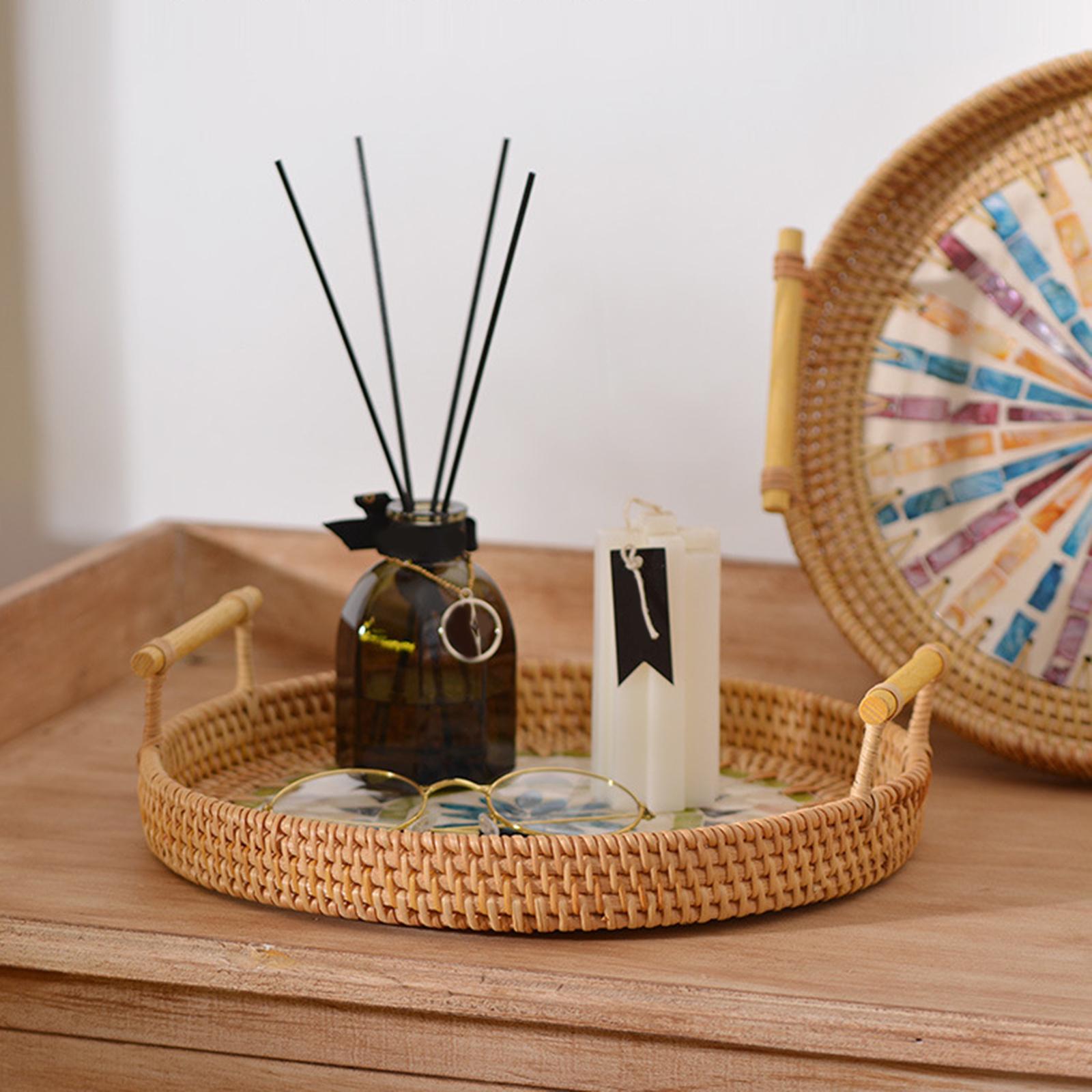 Çok Amaçlı Yuvarlak Dokuma Tep - Rattan Tray Handle incelemesi ve fiyatı