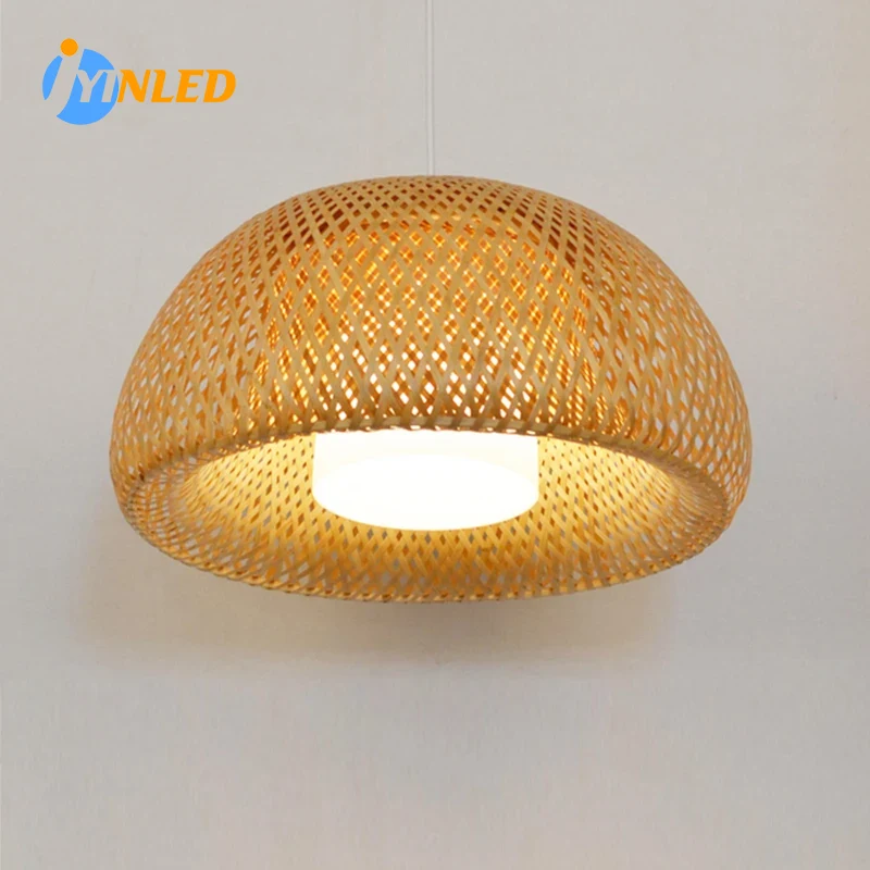 Doğal Rattan hasır E27 avizele - Wicker Pendant Shade incelemesi ve fiyatı