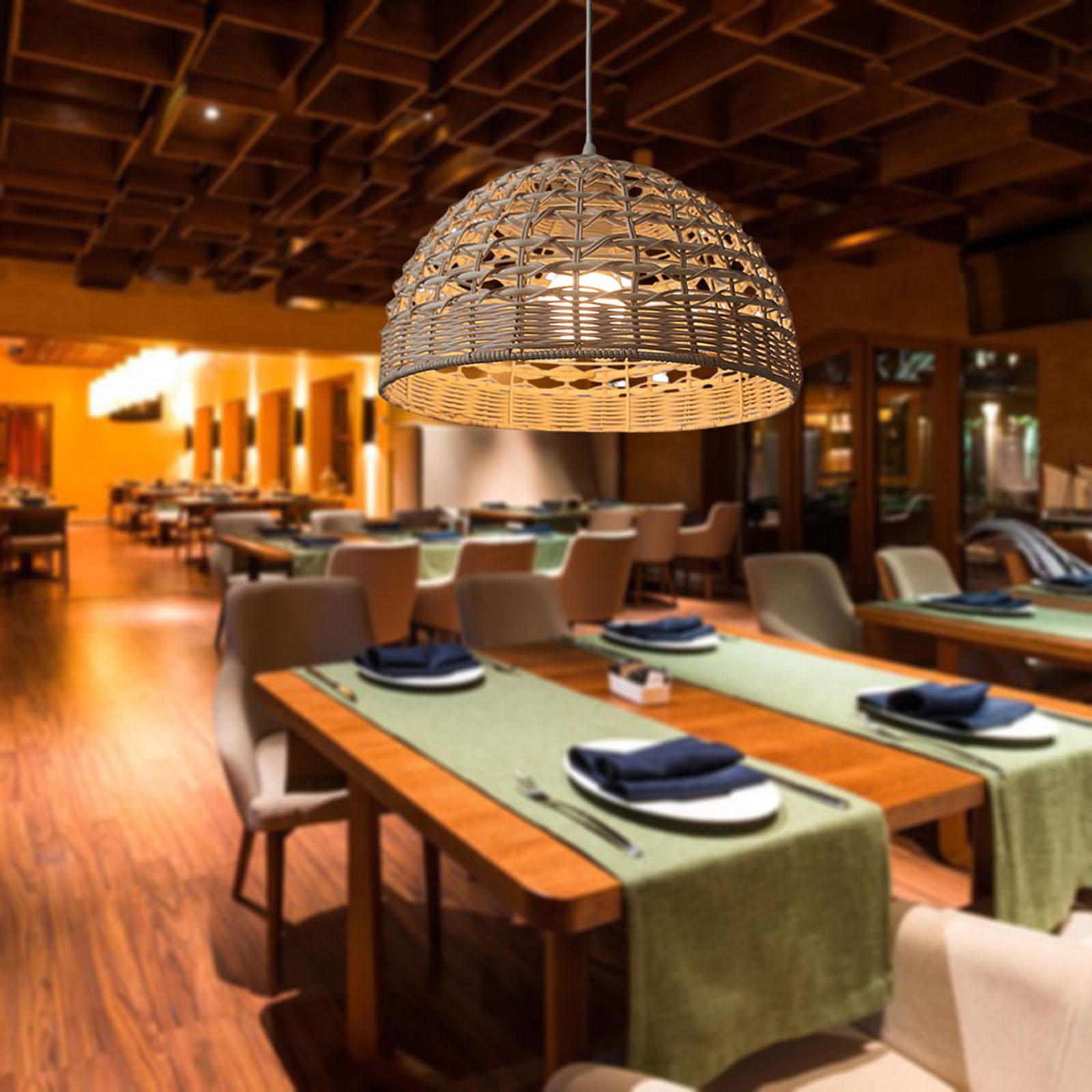 Rattan Abajur Hasır Sarkıt Işı - Wicker Pendant Shade incelemesi ve fiyatı