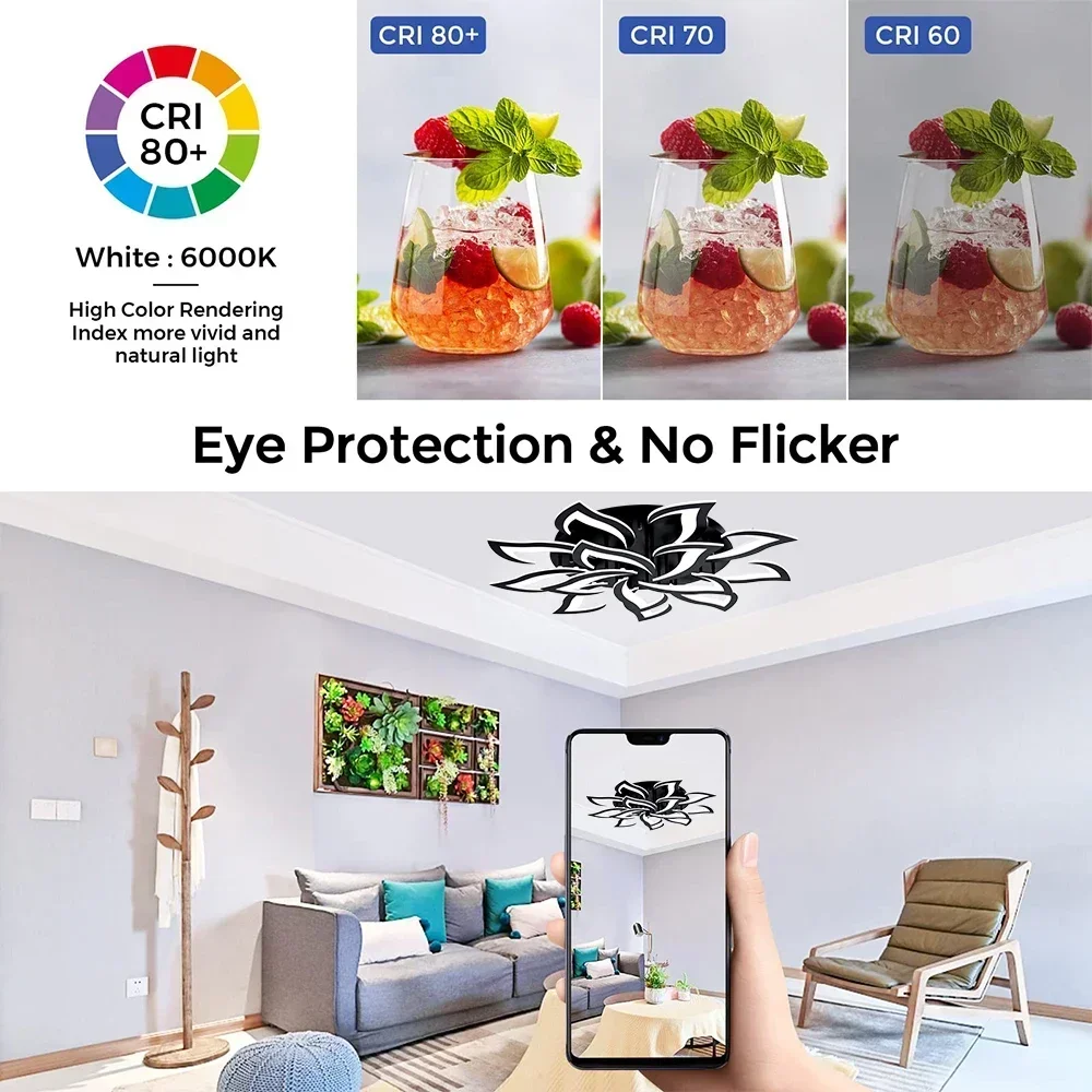 Tasarımcı LED Petal avize otur - Interior Design Remote incelemesi ve fiyatı