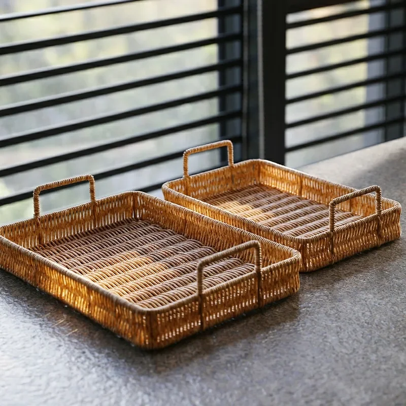 Plastik Saklama Tepsisi Saplı  - Rattan Tray Handle incelemesi ve fiyatı