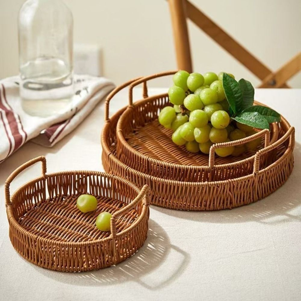 Büyük Kapasiteli Taklit Rattan - Rattan Tray Handle incelemesi ve fiyatı