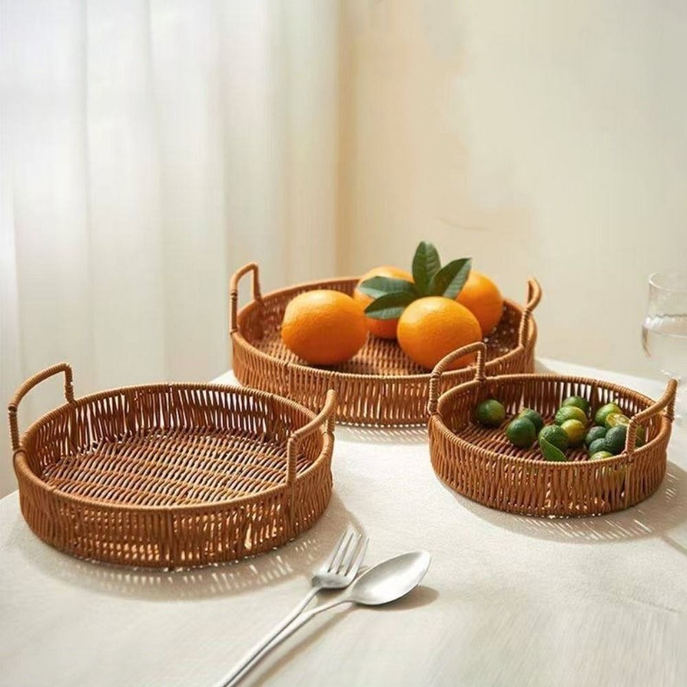 Büyük Kapasiteli Taklit Rattan - Rattan Tray Handle incelemesi ve fiyatı