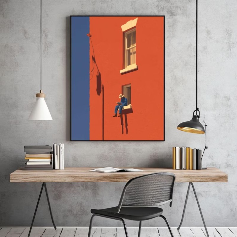 Vintage Minimalist Soyut Sıcak - Interior Design House incelemesi ve fiyatı