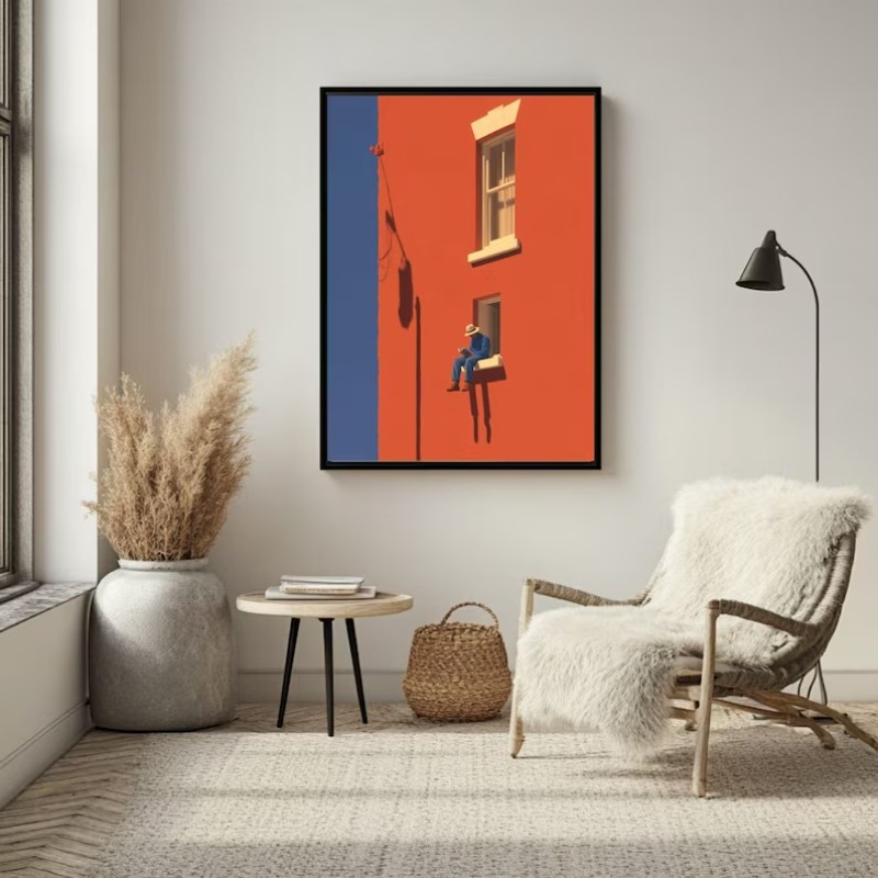 Vintage Minimalist Soyut Sıcak - Interior Design House incelemesi ve fiyatı