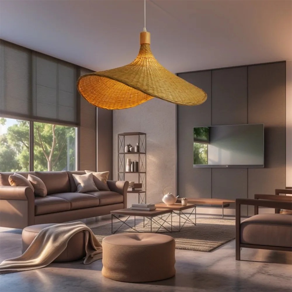 JOYINLED Dokuma Sarkıt Lamba H - Wicker Pendant Shade incelemesi ve fiyatı