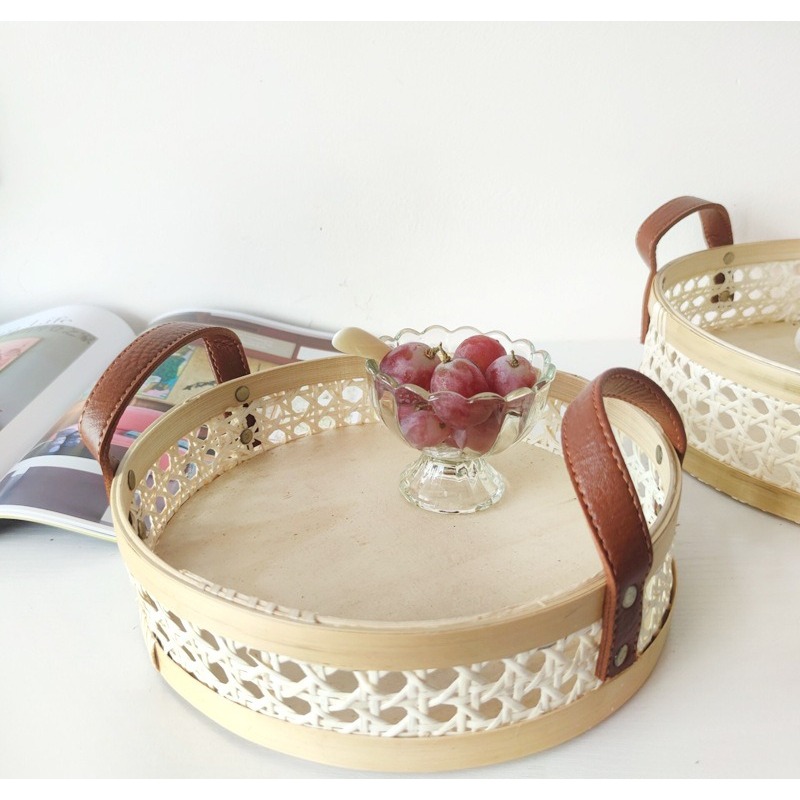 El yapımı retro İskandinav rat - Rattan Tray Handle incelemesi ve fiyatı