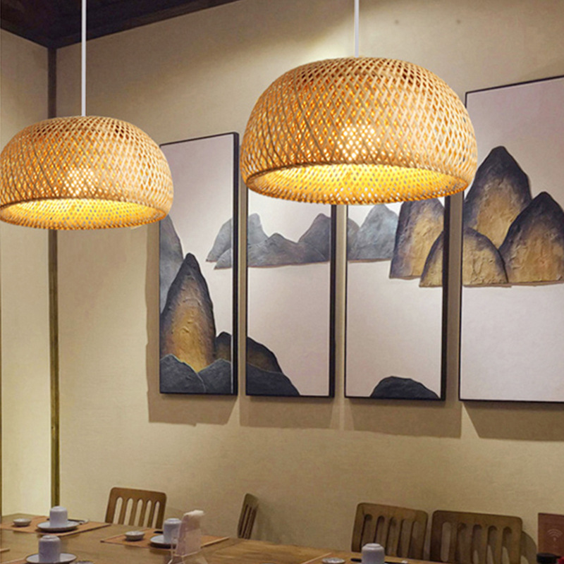 Bambu Fener 26 cm Sarkıt Doğal - Wicker Pendant Shade incelemesi ve fiyatı