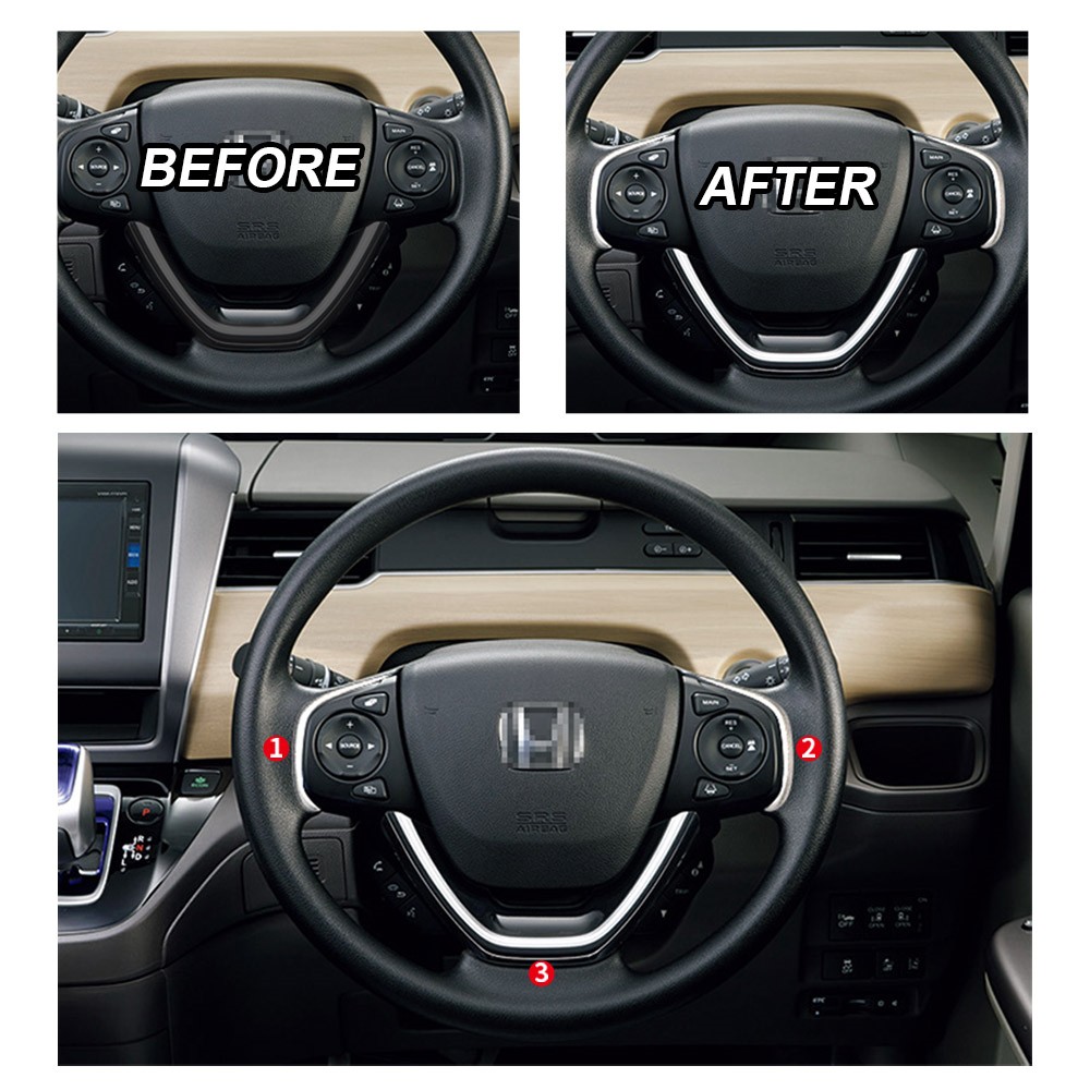 3 adet Araba PANELI Trim Honda - Interior Design Gold incelemesi ve fiyatı