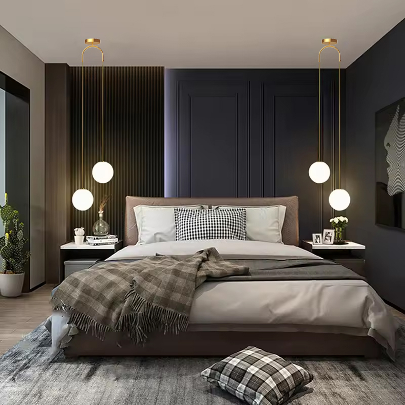 Yatak odası başucu asılı sarkı - Interior Design Gold incelemesi ve fiyatı