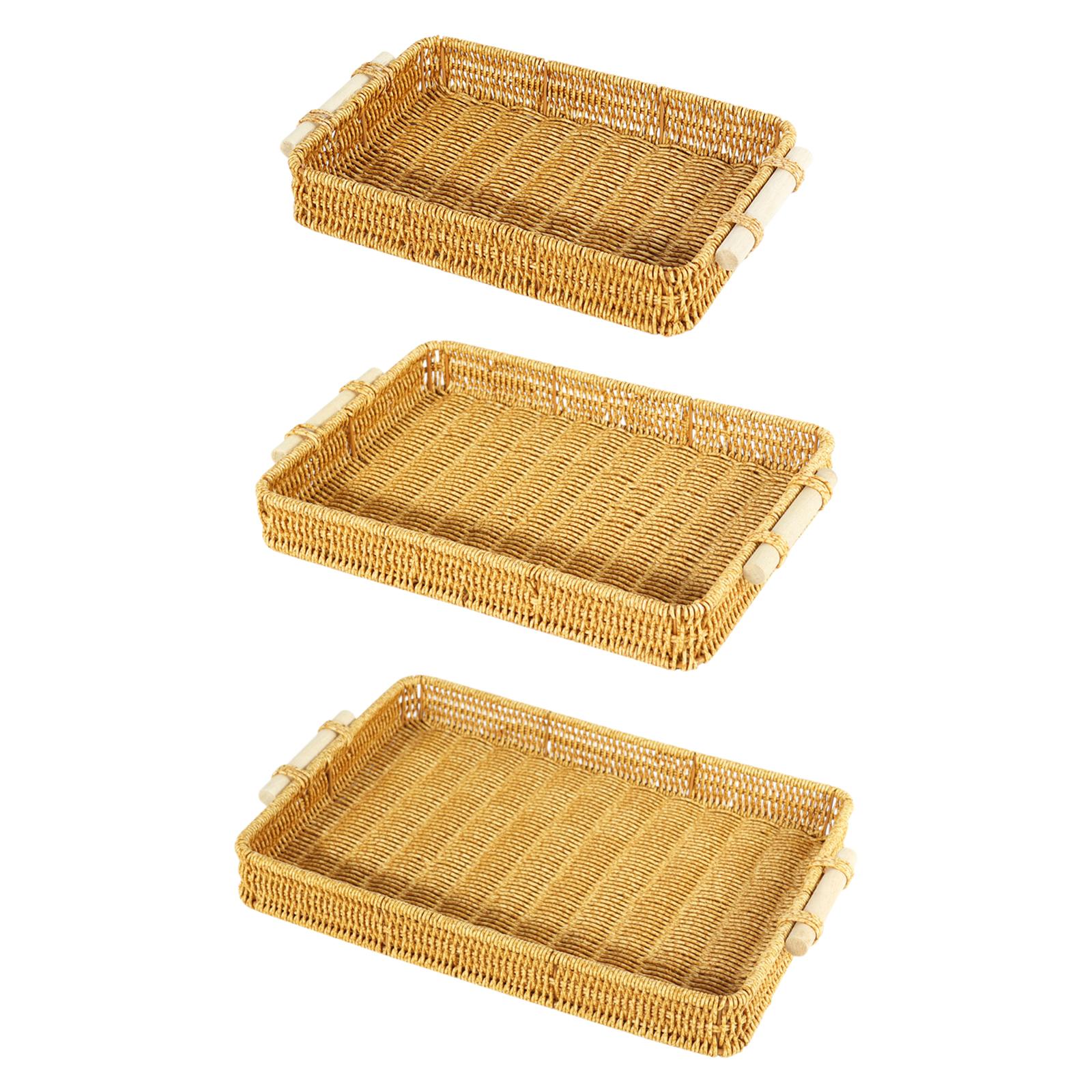 Saplı Taklit Rattan Örgü Sakla - Rattan Tray Handle incelemesi ve fiyatı