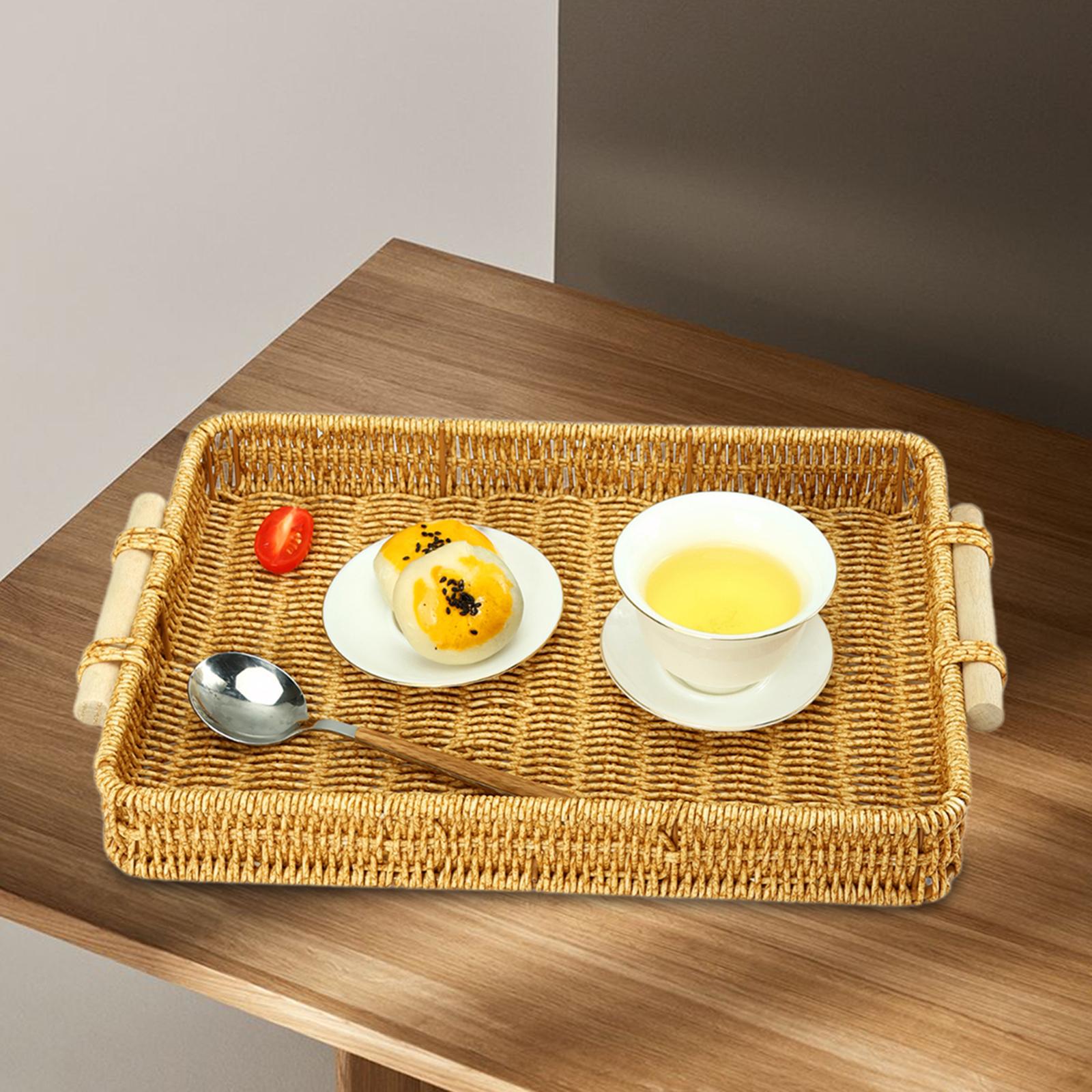 Saplı Taklit Rattan Örgü Sakla - Rattan Tray Handle incelemesi ve fiyatı