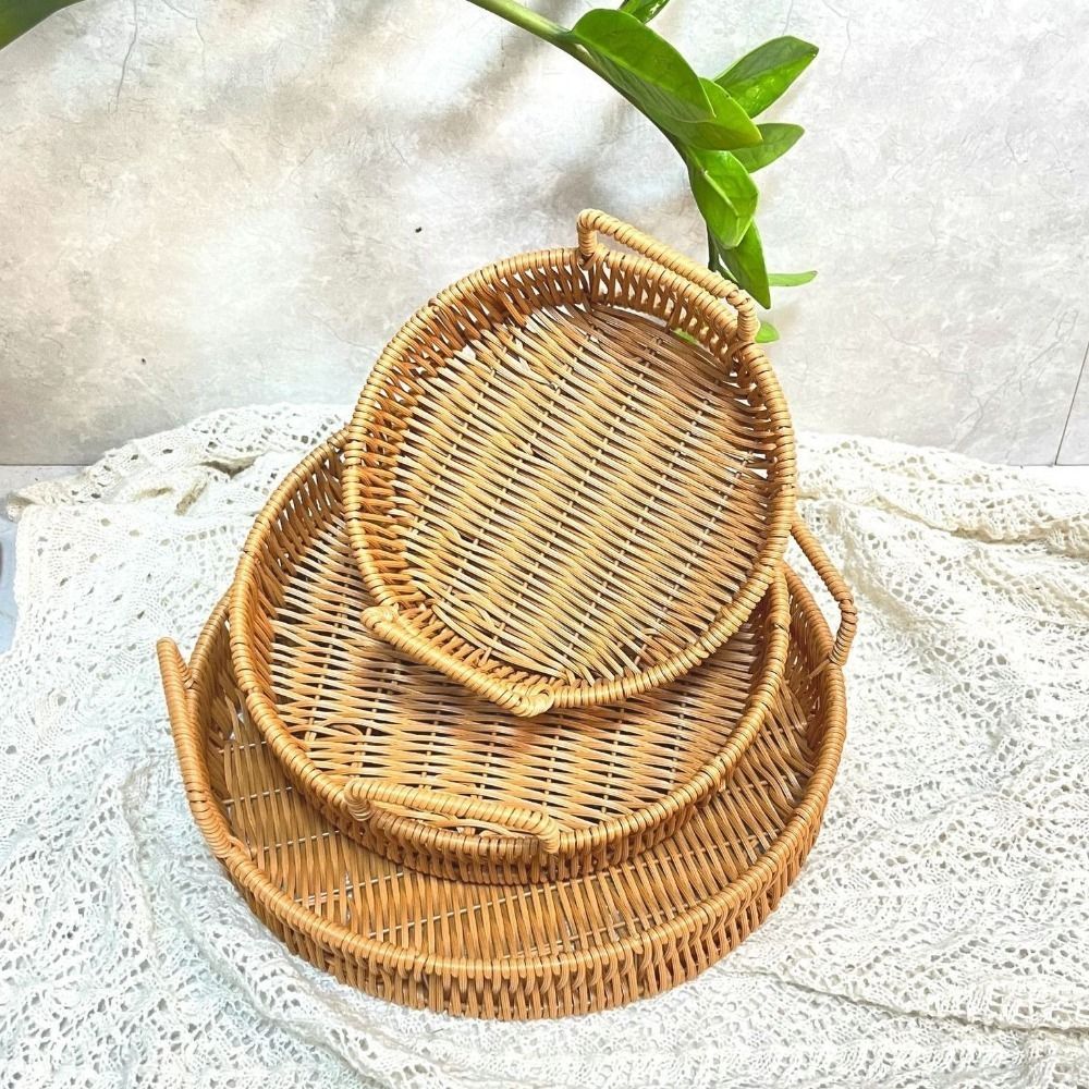 Büyük Kapasiteli Taklit Rattan - Rattan Tray Handle incelemesi ve fiyatı