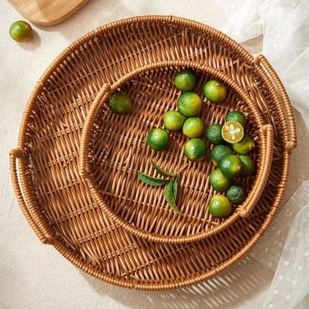 Büyük Kapasiteli Taklit Rattan - Rattan Tray Handle incelemesi ve fiyatı