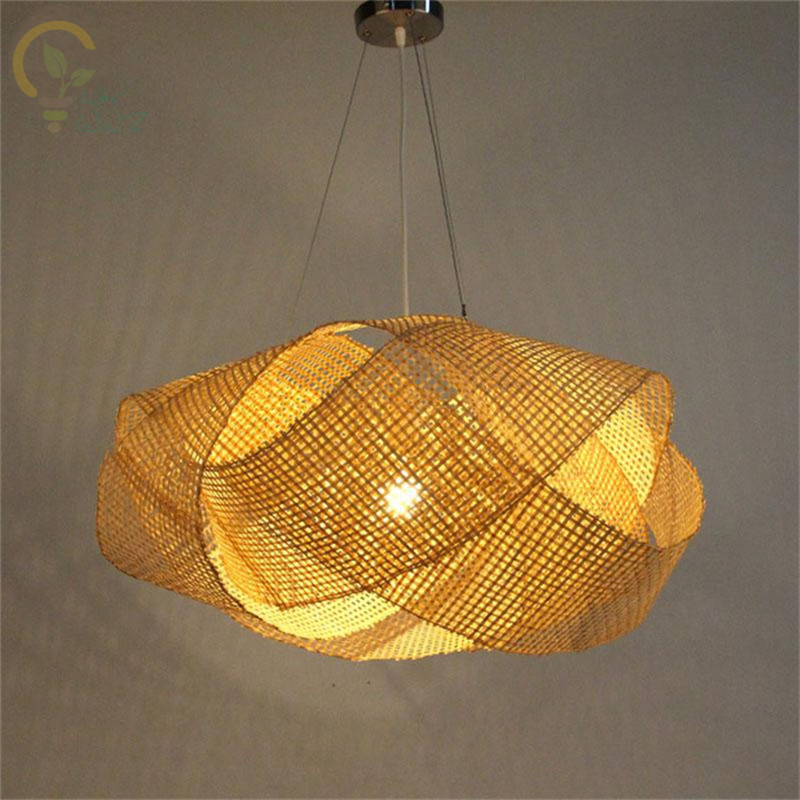 Yeni Çin Bambu Hasır Rattan Bu - Wicker Pendant Shade incelemesi ve fiyatı